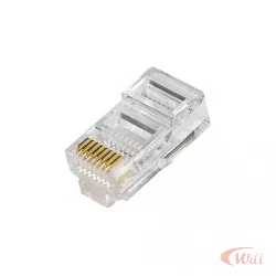 Plug Modular Rj45 8x8 8 Vias Loud