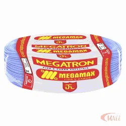 Cabo Flexivel 750v 2,5mm Azul 100 Metros Megatron