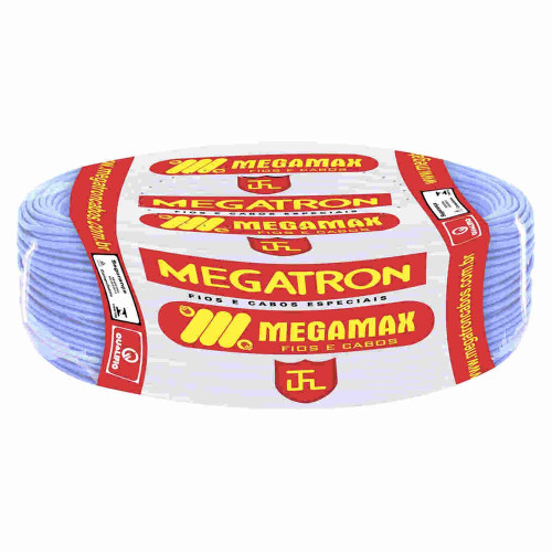 Cabo Flexivel 750v 2,5mm Azul 100 Metros Megatron Cabo Flexivel 750v 2,5mm Azul 100 Metros Megatron