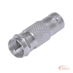 Adaptador Plug F para Bnc Femea Sv19