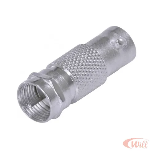 Adaptador Plug F para Bnc Femea Sv19