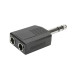 Adaptador Plug P10 ST para 2 J10 ST Adaptador Plug P10 ST para 2 J10 ST