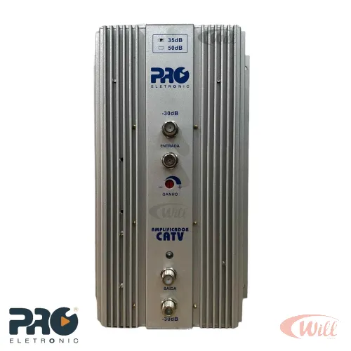 Amplificador Antena Digital 35db PQAP-6350G2 Proeletronic Amplificador Antena Digital 35db PQAP-6350G2 Proeletronic