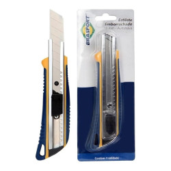Estilete Emborrachado 18mm Brasfort