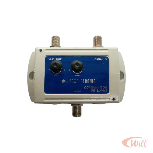 Combinador De Sinais  Vhf + Ch 3 Pqcb-2003 Proeletronic