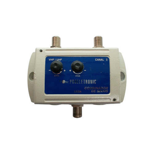 Combinador De Sinais Vhf + Ch 3 Pqcb-2003 Proeletronic Combinador De Sinais Vhf + Ch 3 Pqcb-2003 Proeletronic