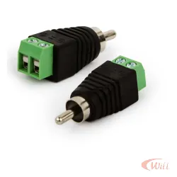 Adaptador Borne x Plug Rca Macho