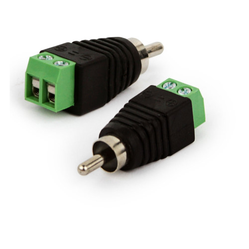 Adaptador Borne x Plug Rca Macho Adaptador Borne x Plug Rca Macho
