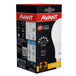Lâmpada Led Bulbo 9W 3000k E27 MK803 Avant