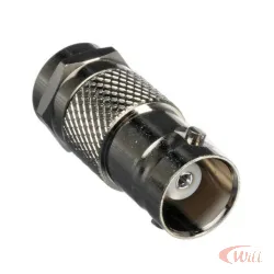 Adaptador Plug F para Bnc Femea