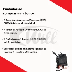 Fonte Bivolt 12v 2A Mxt