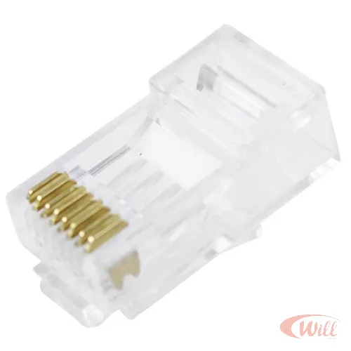 Plug Modular Rj45 8x8 Cat6 5+ Plug Modular Rj45 8x8 Cat6 5+