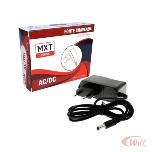 Fonte Chaveada 9V 1A P4 (C-) MXT Fonte Chaveada 9V 1A P4 (C-) MXT