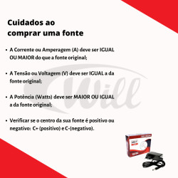 Fonte Chaveada 9V 1A P4 (C-) MXT