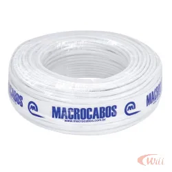 Cabo Coaxial RG06 60% 100 Metros Macrocabos