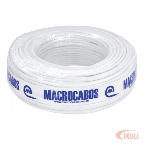 Cabo Coaxial RG06 60% 100 Metros Macrocabos