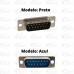 Conector Db15 180 Graus Solda Fio Macho Conector Db15 180 Graus Solda Fio Macho