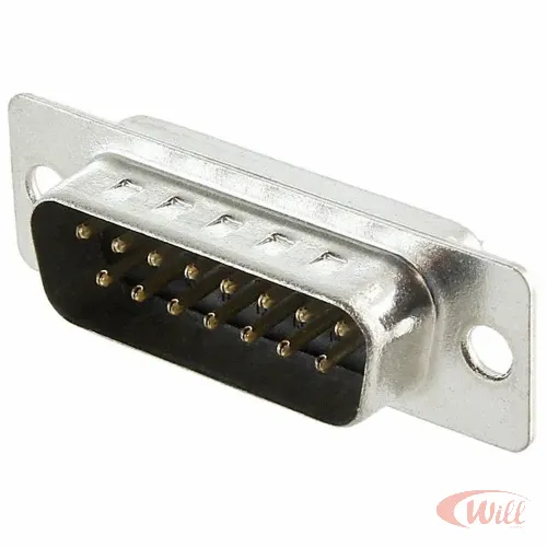 Conector Db15 180 Graus Solda Fio Macho