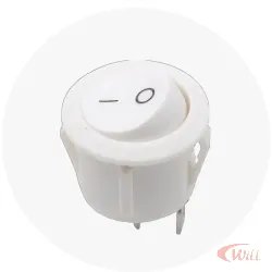 Chave Power ON/OFF KCD1-106 6A 250V Branco