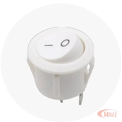 Chave Power ON/OFF KCD1-106 6A 250V Branco Chave Power ON/OFF KCD1-106 6A 250V Branco
