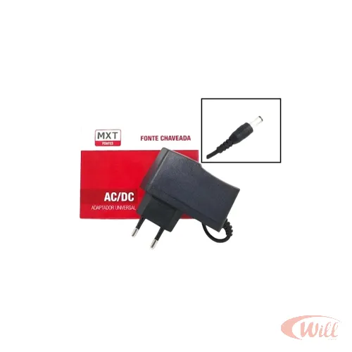 Fonte Bivolt 12v 1A Fx 0,7a Mxt