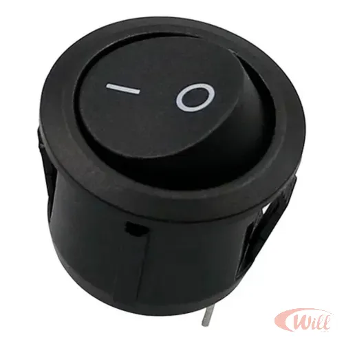 Chave Power ON/OFF KCD1-106 6A 250V Preto Chave Power ON/OFF KCD1-106 6A 250V Preto