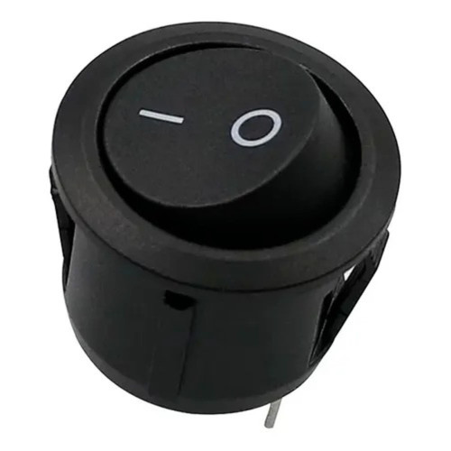 Chave Power ON/OFF KCD1-106 6A 250V Preto Chave Power ON/OFF KCD1-106 6A 250V Preto