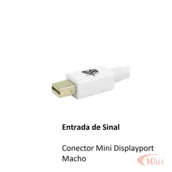 Conversor Mini Displayport Para Hdmi 15 CM Pix