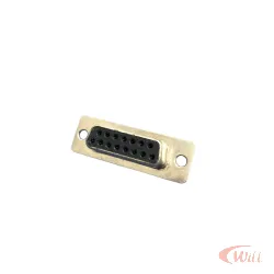 Conector Db15 180Graus Solda Fio Femea