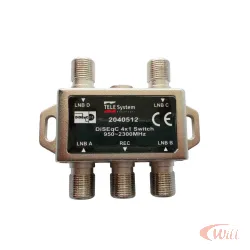 Chave Diseqc 1x4 Entradas 2.0 Telesystem