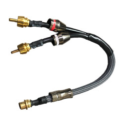 Cabo Y 2 Rca Macho x 1 Rca Femea 25 cm Mxt