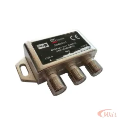 Chave Diseqc 1x2 Entradas 2.0 Telesystem