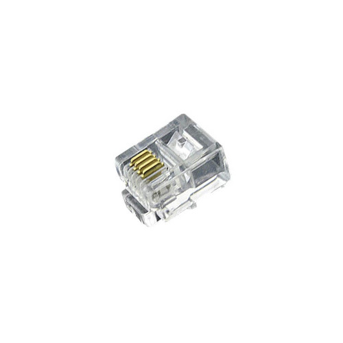 Plug Modular RJ12 4x4 Plug Modular RJ12 4x4