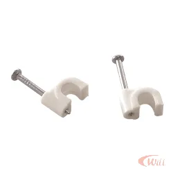 Fixa Fio Rg6 7mm Prego Aço ACFI0005 Proeletronic