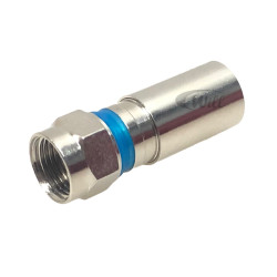 Conector F RG06 Compressão CNF60012AZ Metal Proeletronic