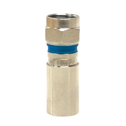 Conector F RG06 Compressão CNF60012AZ Metal Proeletronic