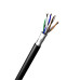 Cabo Lan Utp Cat.5e Preto Blindado 305 Metros Megatron Cabo Lan Utp Cat.5e Preto Blindado 305 Metros Megatron