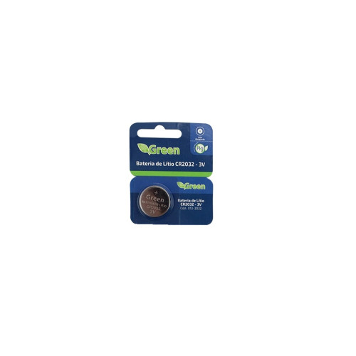 Bateria de Lítio CR2032 3V Manganes Green Bateria de Lítio CR2032 3V Manganes Green