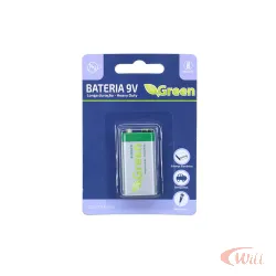 Bateria 9V 6F22 Longa Duracao Chip Sce
