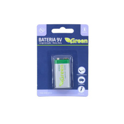 Bateria 9V 6F22 Longa Duracao Chip Sce