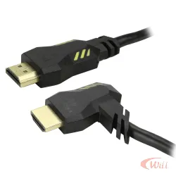 Cabo Hdmi 3 Metros Gamer 2.0 4k HDR 19p Plug 90 Graus