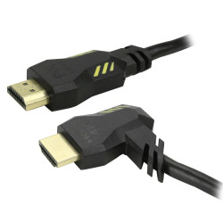 Cabo Hdmi 3 Metros Gamer 2.0 4k HDR 19p Plug 90 Graus