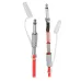 Cabo P10 Mono 03 Metros Vermelho Performance Sound Cabo P10 Mono 03 Metros Vermelho Performance Sound