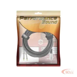 Cabo P2 ST x 2 P10 Mono 5 Metros Performance Sound