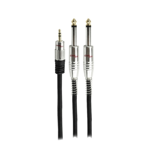 Cabo P2 ST x 2 P10 Mono 5 Metros Performance Sound Cabo P2 ST x 2 P10 Mono 5 Metros Performance Sound