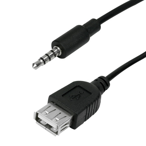 Cabo P3 Estereo + Usb Femea 25 CM Performance Sound Cabo P3 Estereo + Usb Femea 25 CM Performance Sound