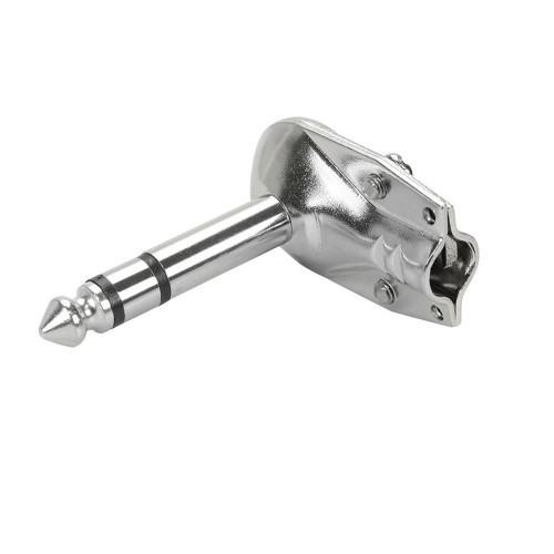 Plug P10 Estéreo Cachimbo Metal 90 Graus Plug P10 Estéreo Cachimbo Metal 90 Graus