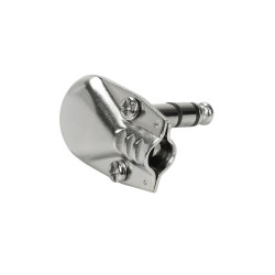 Plug P10 Estéreo Cachimbo Metal 90 Graus